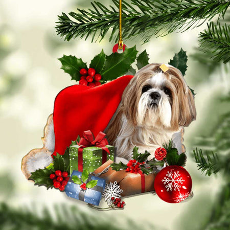 Shih Tzu Christmas Tree Topper 