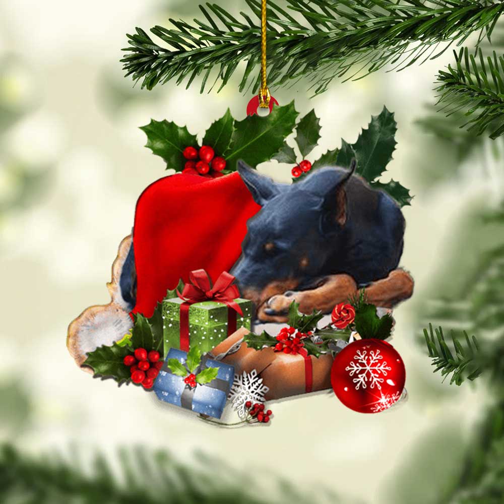 Doberman clearance christmas ornament