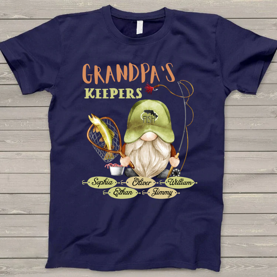  Custom Mens Fishing Shirts, Grandpa Fishing Shirt, Fishing  Shirt for Dad, Fish Shirt, Fishing Custom T Shirt Grandpa's Keepers Gift,  Best Grandpa Gifts, Gifts for Papa, Fishing Gifts for Dad 