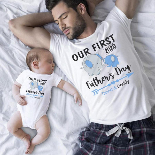 Father infant hot sale matching outfits