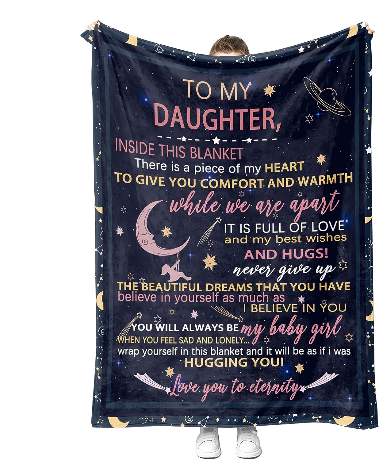 Daughter blanket from mom and dad hot sale