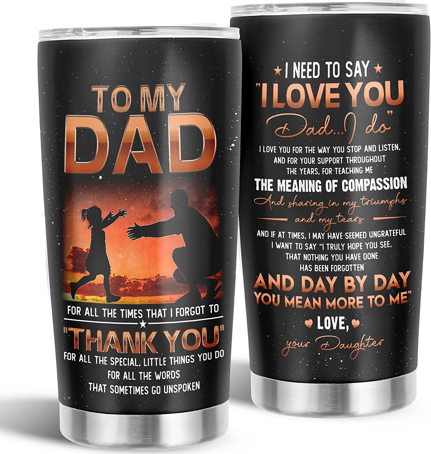 Gifts For Dad From Daughter, Dad Birthday Gifts - Personalized Daddy Gifts  Engraved Sleep Night Lamp With Base | Fruugo ZA