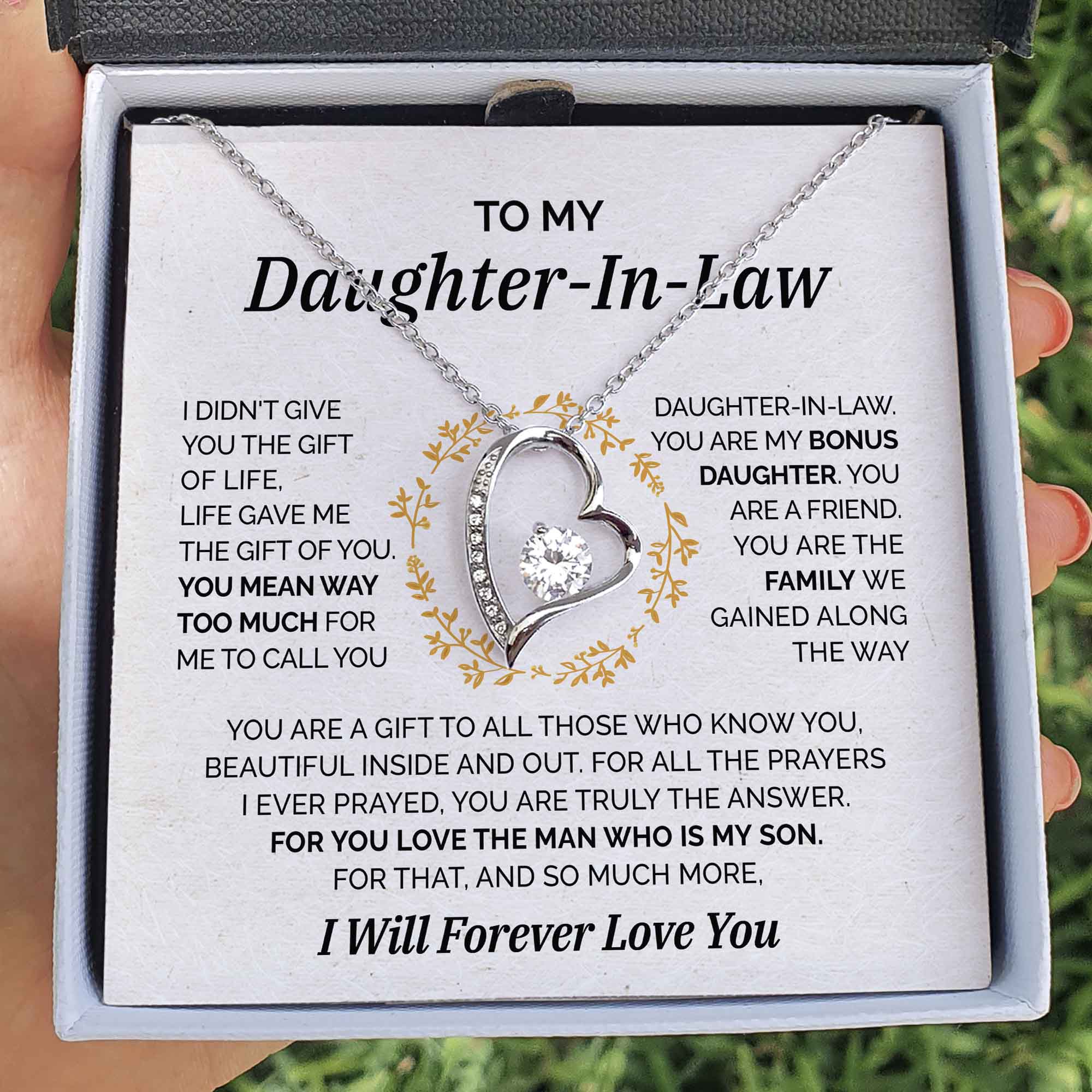Stepfather Promise To Stepdaughter - I Love My Family Gifts