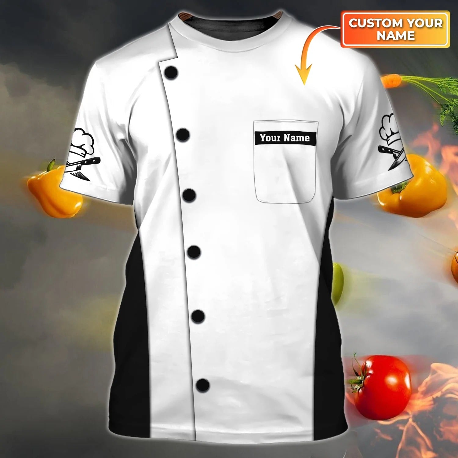 Chef on sale shirts custom