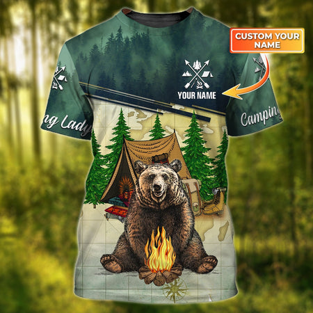 bear camping shirt