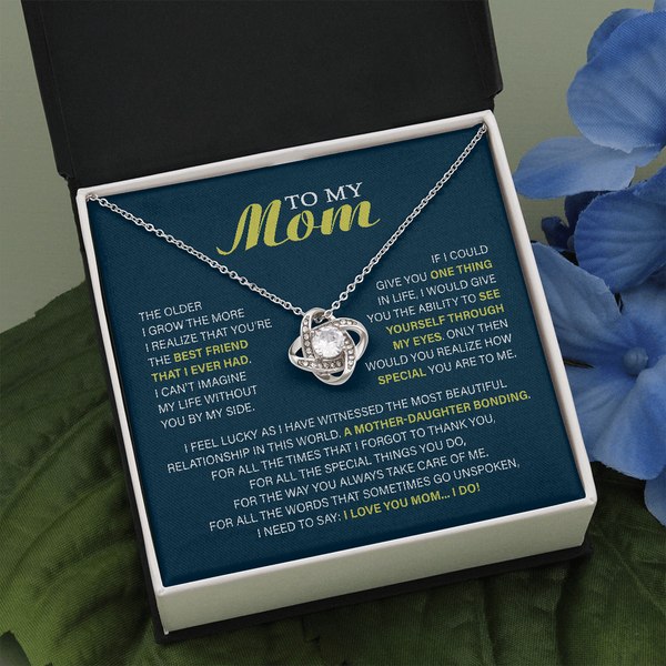 To My Mum Necklace- Alluring Necklace- I Squeezed This – luxoz