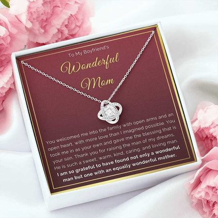 To My Boyfriend's Mom Necklace, Gift for Boyfriend Mother