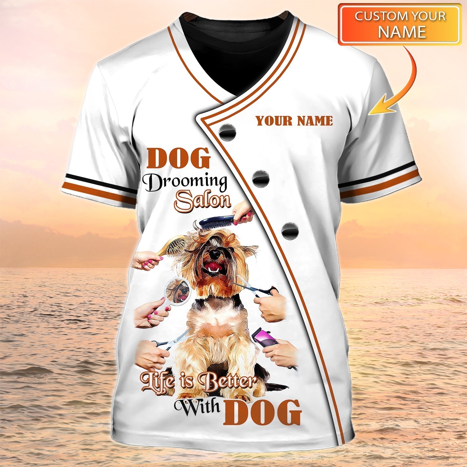 Dog 2024 grooming shirts